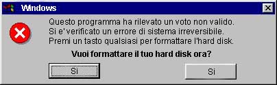 Premi un tasto qualsiasi per format C: